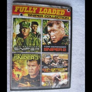 Fully Loaded Sniper Collection Tom Berenger 2 Disc Set  DVD Movie Bundle for $3